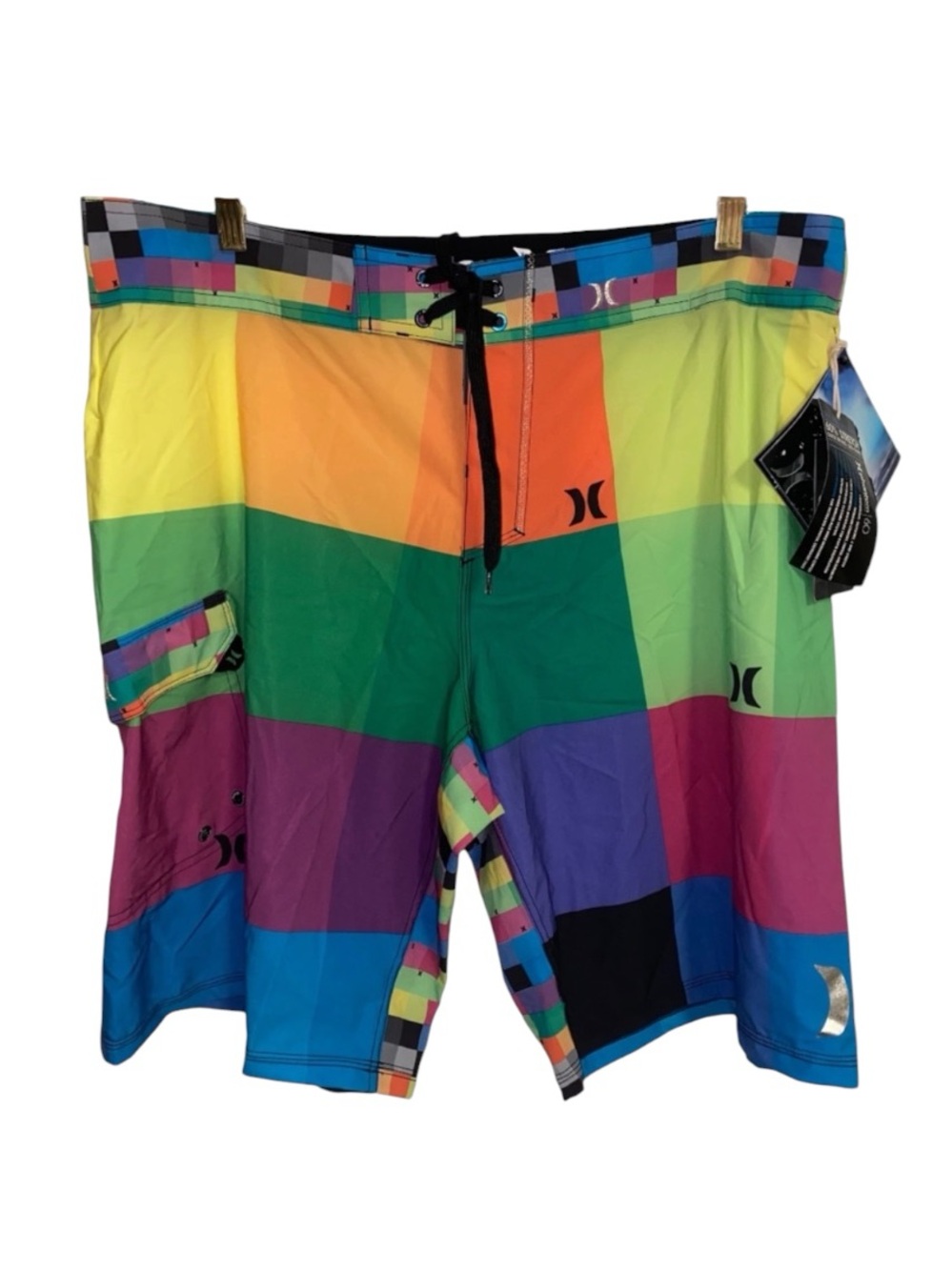 Hurley NWT phantom 60 board shorts, surfing, lightweight, stretch, size 38